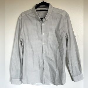 Kenneth Cole Men’s L Super Slim Fit Button Down